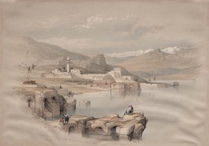 Tiberíades, das Muralhas, Segurança à Distância de David Roberts