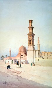 Túmulo das Califes, Cairo, c1907 de David Roberts