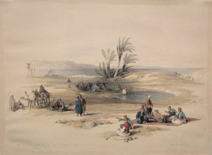Poços de Moisés, Deserto de Tyh de David Roberts