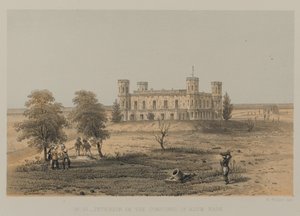 Interior do Complexo de Alumbagh, Lucknow de David Scott Lieutenant Colonel (after) Dodgson