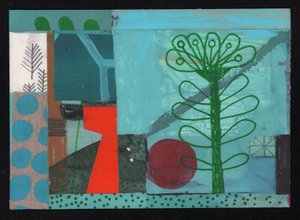In Bloom In Bloom, 2023 (pintura e colagem)