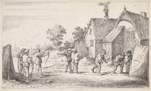 Arquitectos
Cenas do género ao ar livre (título da série) de David Teniers (II)