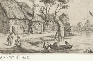 Paisagem com fazenda e água de David Teniers (II)