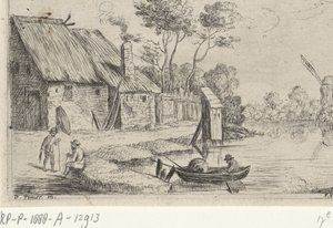 Paisagem com fazenda e água de David Teniers (II)
