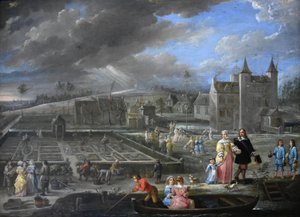 As Quatro Estações (primavera) de David Teniers the Younger