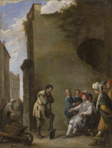 A parábola dos trabalhadores da vinha de David Teniers the Younger