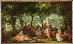 A festa no campo de David Vinckeboons