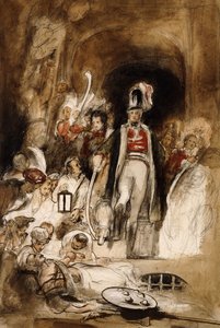 Um estudo para "Sir David Baird descobrindo o corpo de Tipu Sahib", 1838