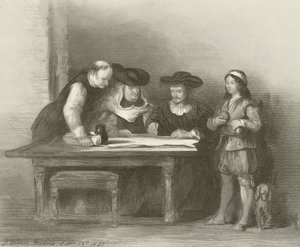 Colombo no Convento de La Rabida de David Wilkie