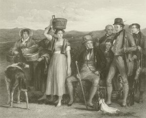 Sir Walter Scott e sua família de David Wilkie