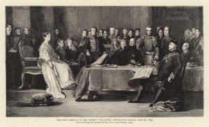 O Primeiro Conselho de Sua Majestade a Rainha, Palácio de Kensington, 20 de junho de 1837