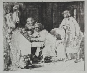 O recibo perdido, 1824. de David Wilkie