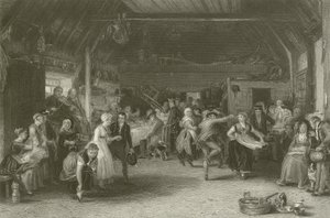 O casamento de moeda de um centavo de David Wilkie