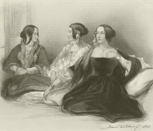 Três irmãs gregas em Therapia de David Wilkie
