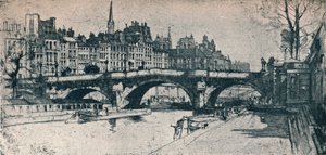 Pont Neuf: prato um do Paris Set, 1904
