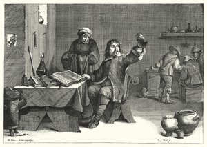 O médico da urina (gravura)
