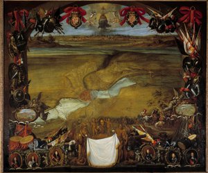 Valenciennes sitiado pelas tropas francesas comandadas por Henri de La Tour d