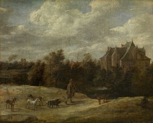 Regresso da Caça de David the Younger Teniers
