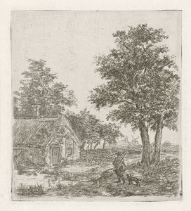 Caçador numa paisagem de David van der Kellen