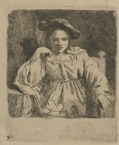 Garota sentada