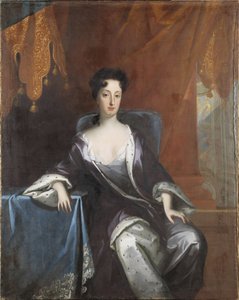 Edwige Sophie de Suede - Retrato da Duquesa Hedvig Sophia de Holstein-Gottorp (1681-1708), Rainha da Suécia, de Krafft, David, von (1655-1724). Óleo sobre tela, c. 1700. Dimensão : 148x118 cm. Museu Nacional de Estocolmo