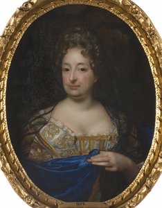 Sophie Charlotte de Hanovre, reine de Prusse - Retrato de Sophia Charlotte de Hanover (1668-1705), rainha na Prússia, de Krafft, David, von (1655-1724). Óleo sobre tela. Dimensão: 88x70 cm. Museu Nacional de Estocolmo