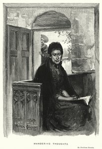 Pensamentos errantes (gravura) de Davidson Knowles