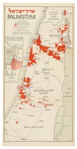 Mapa da Palestina de Davis Trietsch