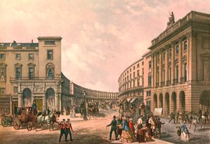 O quadrante, Regent Street, c1852.