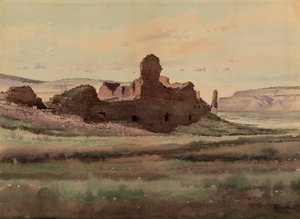 Ruínas de Pueblo Bonito, Chaco Canyon, Novo México