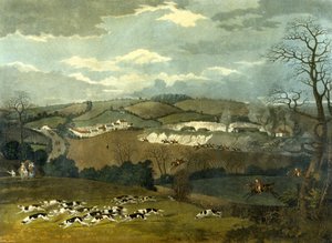 Full Cry, gravado por R.G. Reeve, c.1830 (cor litho)