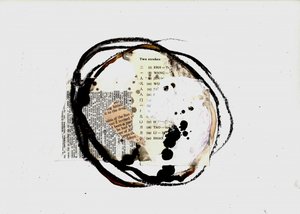 Círculos de tinta abstratos de Deb Chaney