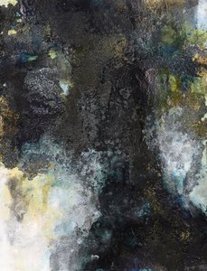 Pátina Dourada Escura – Abstrato de Deb Chaney