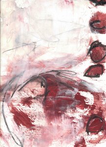 Abstrato Vermelho Dinâmico de Deb Chaney