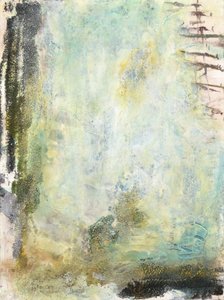Abstrato Verde Etéreo de Deb Chaney