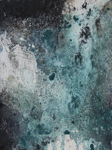 Texturas de azul-petróleo congeladas