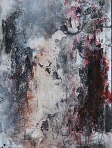 Vermelho abstrato e texturado