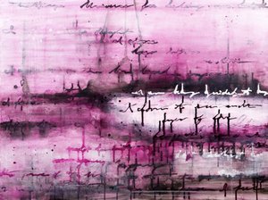 Resumo sobre a caligrafia rosa de Deb Chaney