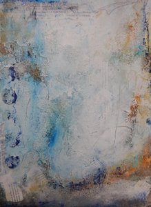 Tons de azul com textura de Deb Chaney