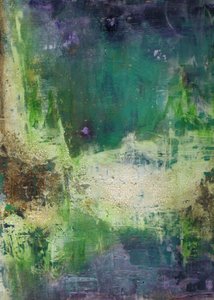 Abstrato Verde Texturado de Deb Chaney