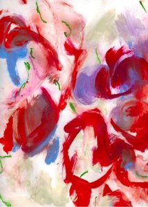 Pinceladas abstratas vibrantes de Deb Chaney