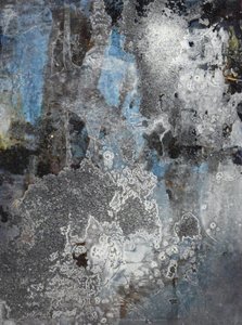 Azul Desgastado Grunge de Deb Chaney