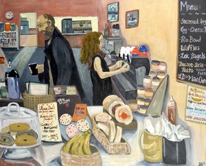 Ana Bananas Cafe 2019 (acrílico sobre tela)