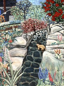 Cobbled Way, 2019 (acrílico sobre tela)