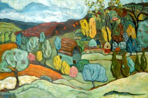 Aldeia outono, 2019 de Deborah Eve Alastra