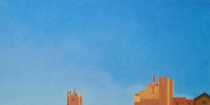 Céu de Brooklyn Fort Greene, 2012 (óleo sobre tela) de Deborah Stevenson