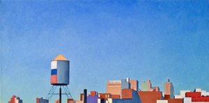 Brooklyn View From 4-t, 2012 (óleo sobre tela)