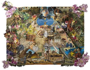 Seven Ancient Wonders of the World, 2012 (colagem sobre papel)