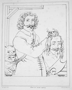 A execução de Charles I, gravada por De Ducarme