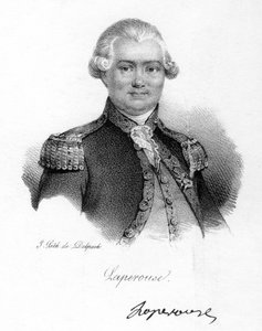 Comte de La Perouse, navegador francês do século XVIII, astrônomo e explorador, c1830